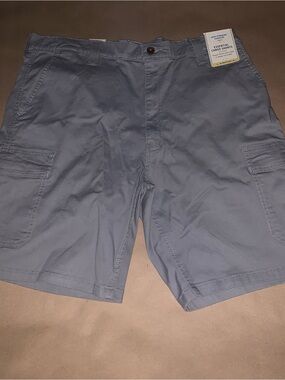 Men’s Levi Strauss Signature Cargo Shorts 40 Gray Grey New